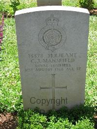 Dar Es Salaam War Cemetery - Mansfield, Charles James